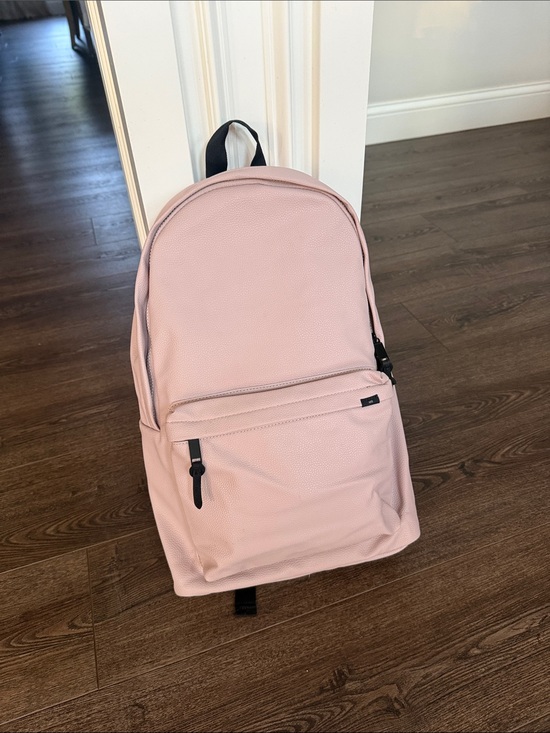 Urban Outfitters Handbags - Urban Outfitters NWOT Vegan Pebbled Leather Backpack in Blush/Pale Pink